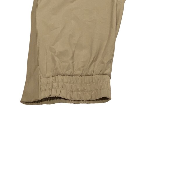 Athleta Brooklyn‎ Textured Jogger Windowpane Silt Taupe Size 24 - Picture 3 of 10